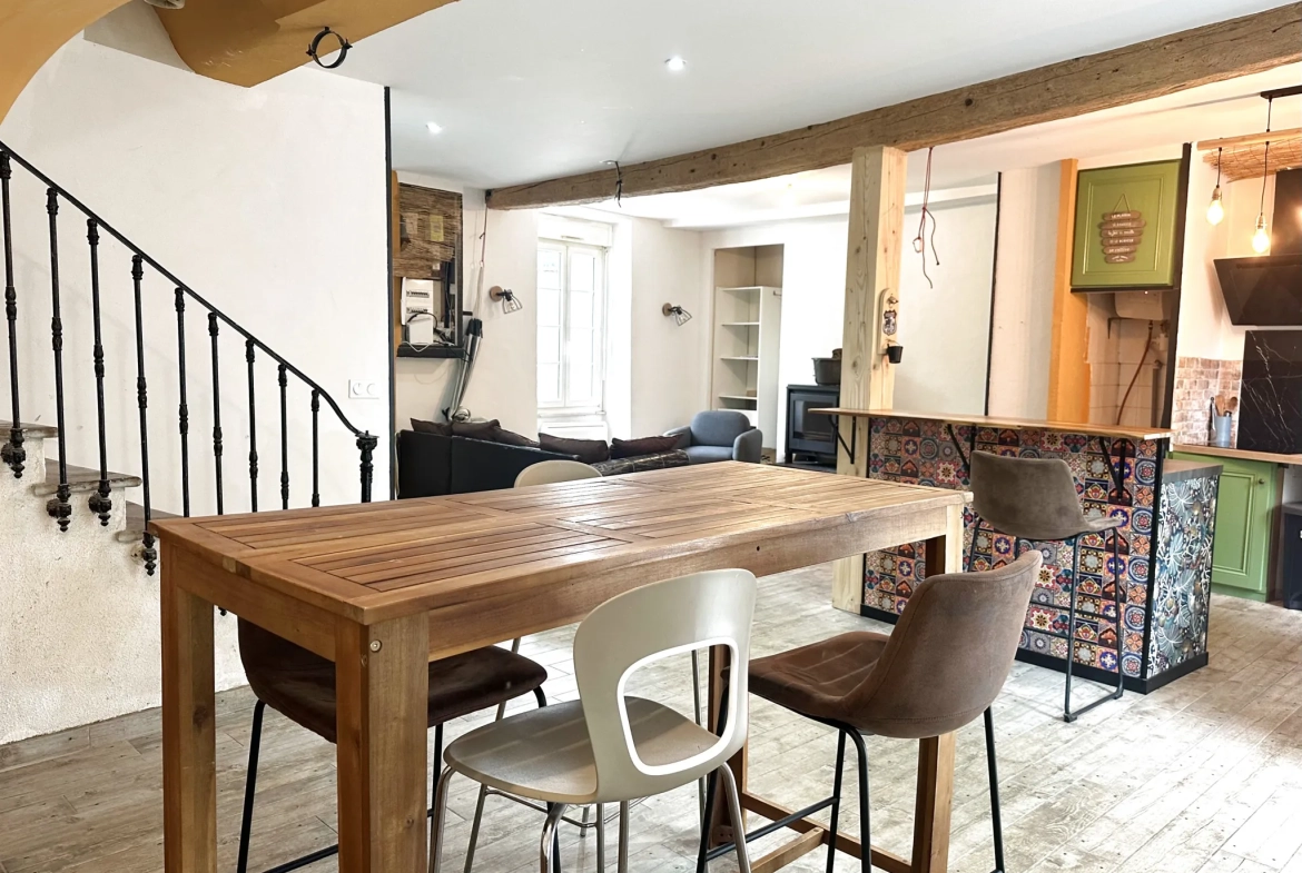 Maison T4 avec jardin arboré à Trèbes, secteur calme et recherché 