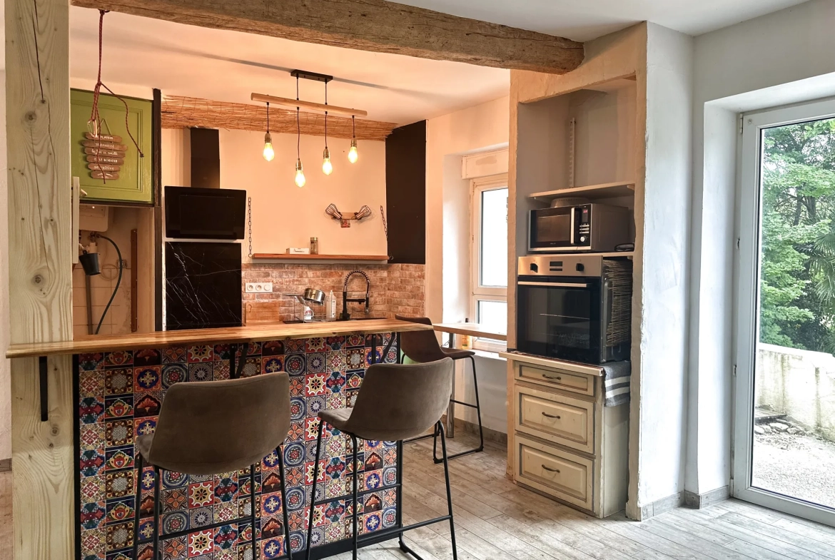 Maison T4 avec jardin arboré à Trèbes, secteur calme et recherché 
