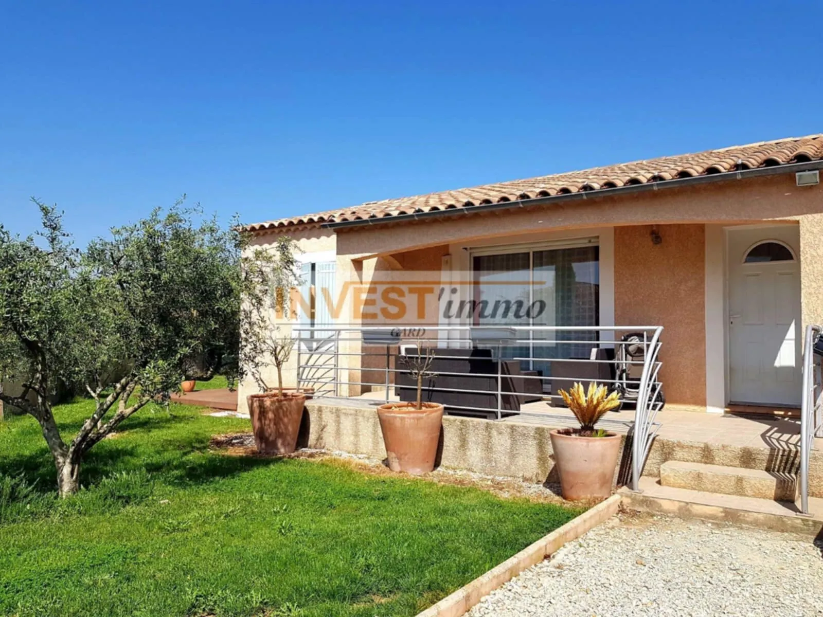 Charmante maison de plain-pied avec jardin à Bouillargues à vendre 