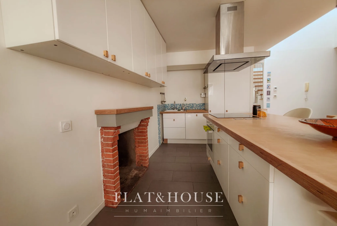 Achat appartement duplex de 69 m² style loft à Nantes centre 