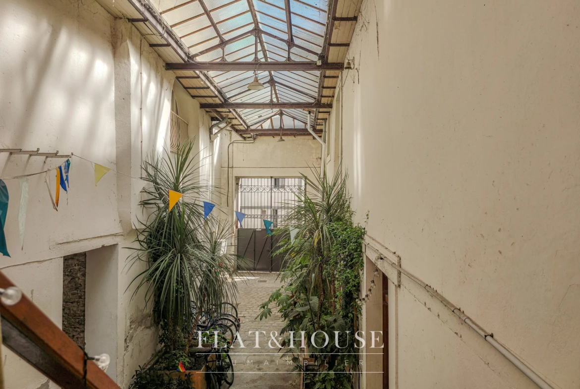 Achat appartement duplex de 69 m² style loft à Nantes centre 
