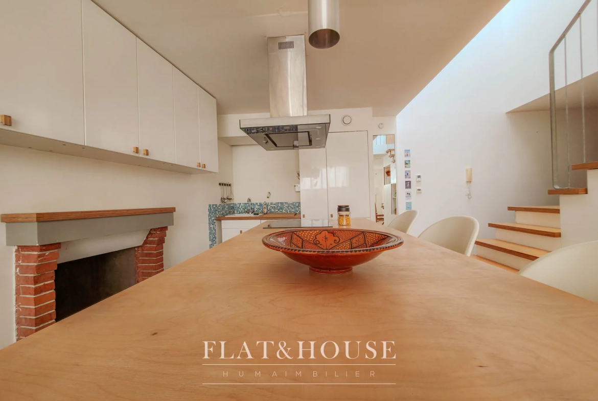 Achat appartement duplex de 69 m² style loft à Nantes centre 