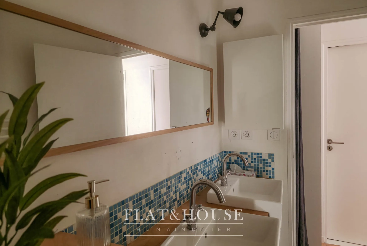 Achat appartement duplex de 69 m² style loft à Nantes centre 