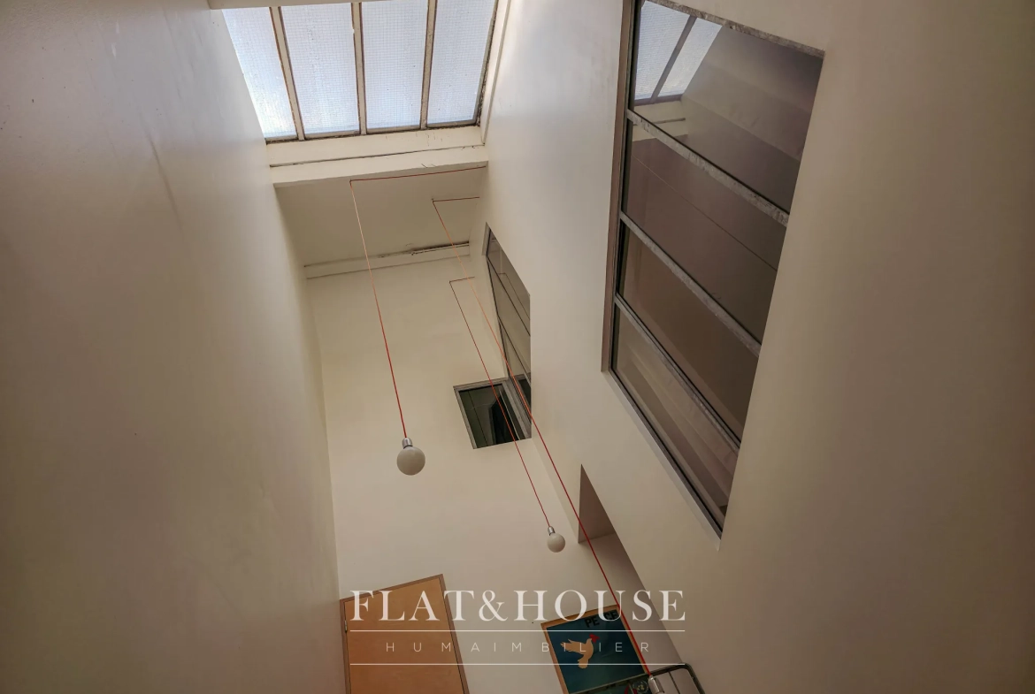 Achat appartement duplex de 69 m² style loft à Nantes centre 