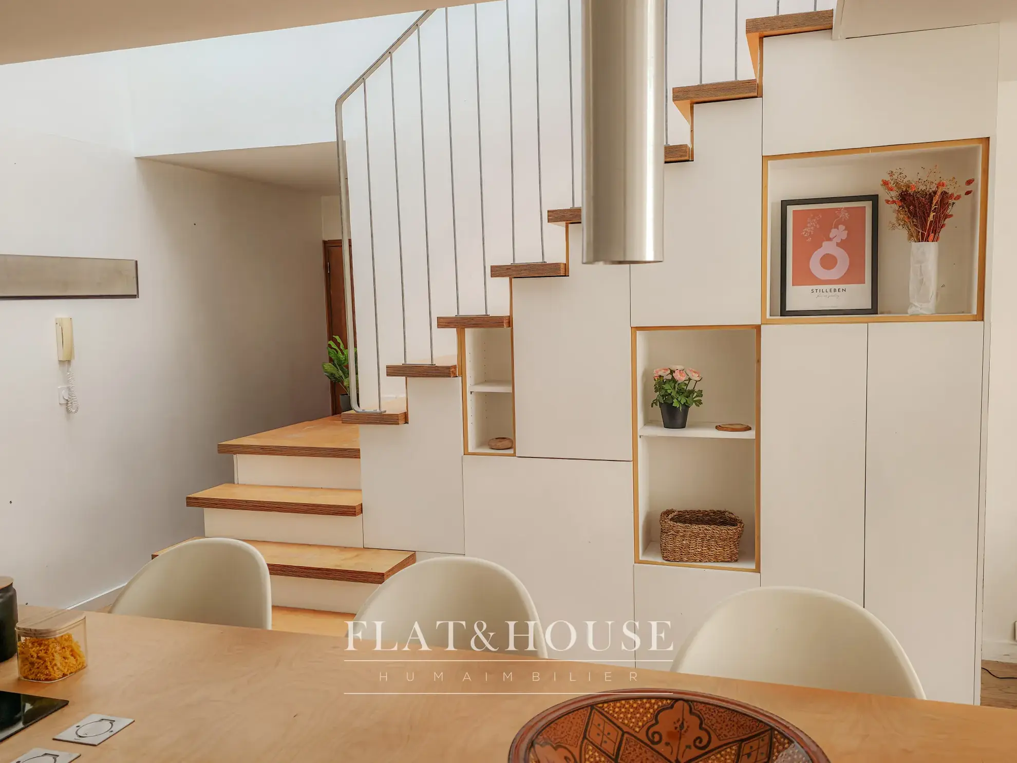 Achat appartement duplex de 69 m² style loft à Nantes centre 