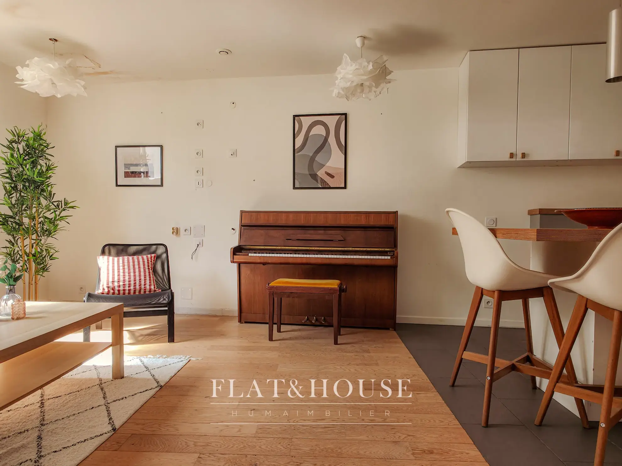 Achat appartement duplex de 69 m² style loft à Nantes centre 