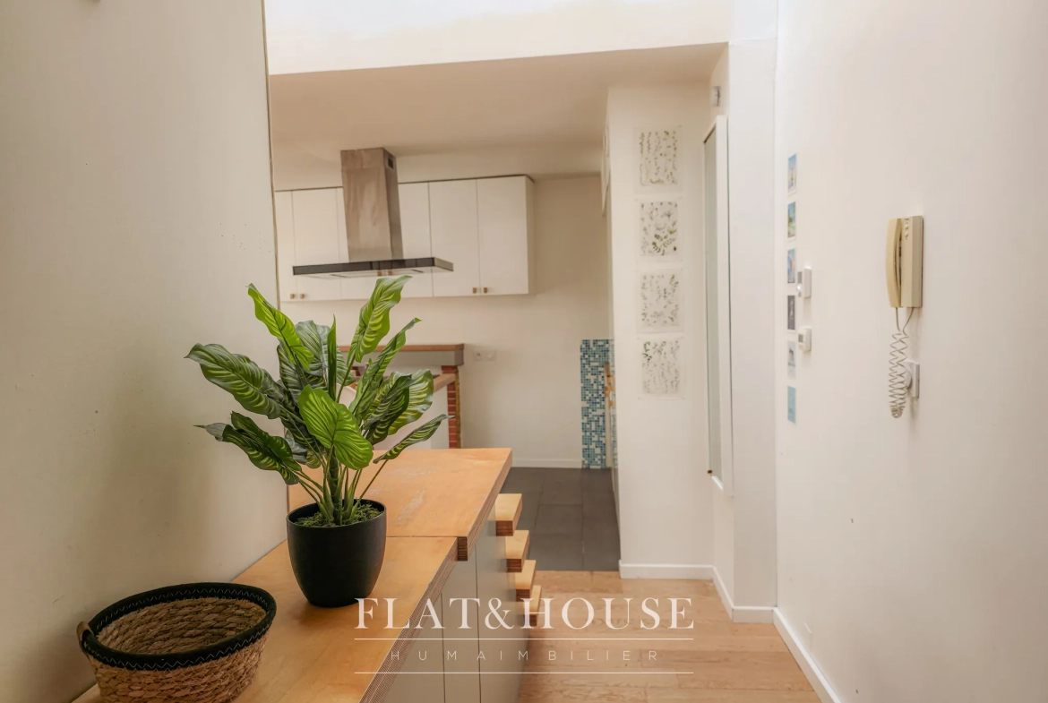 Achat appartement duplex de 69 m² style loft à Nantes centre 