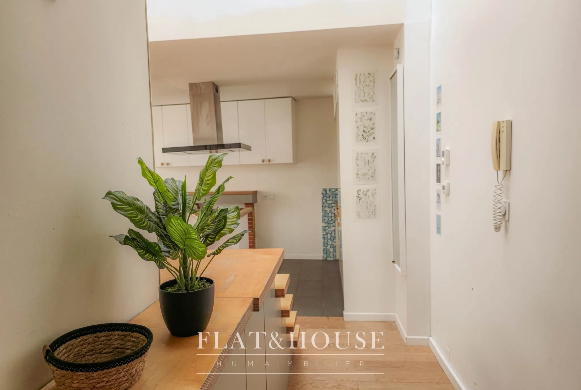 Achat appartement duplex de 69 m² style loft à Nantes centre 