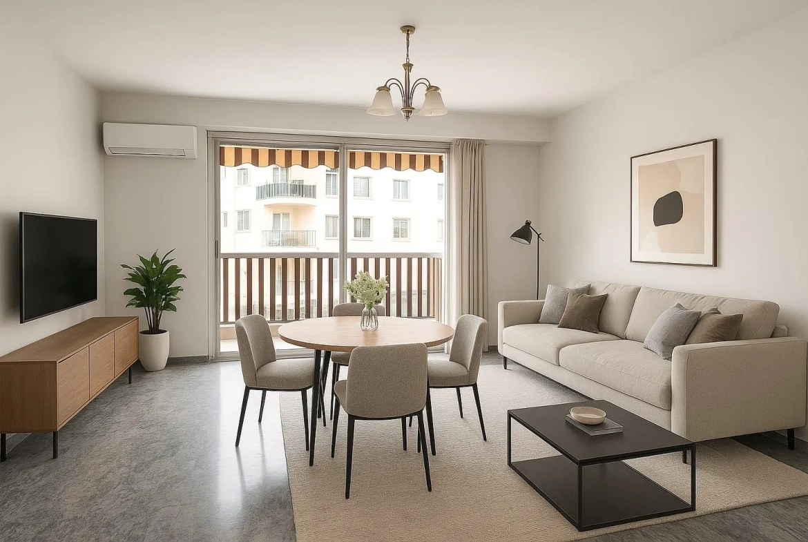 Appartement T2 à Nice Pasteur avec balcons, idéal investissement ou premier achat 
