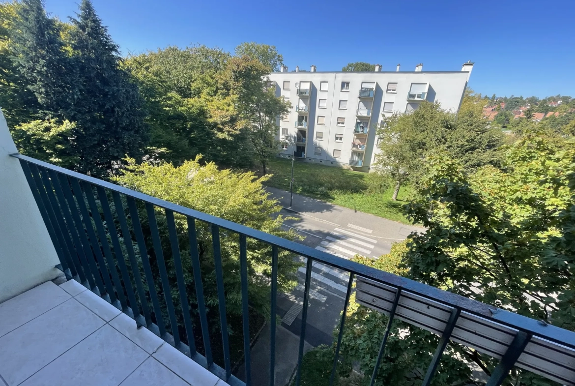 Appartement F4 lumineux de 70 m² avec balcons à Mulhouse 