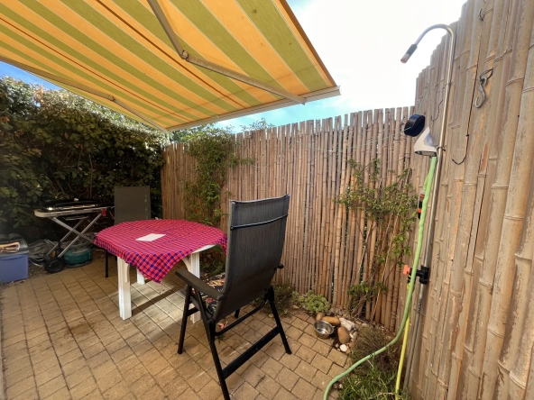 Maison à Frontignan plage avec 2 chambres, terrasse et stationnement privé