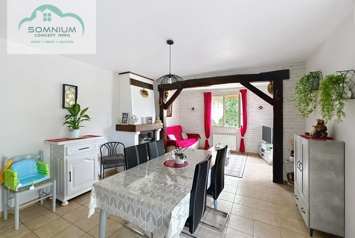 Maison de plain-pied à Fleurance avec grand jardin et garages électriques 