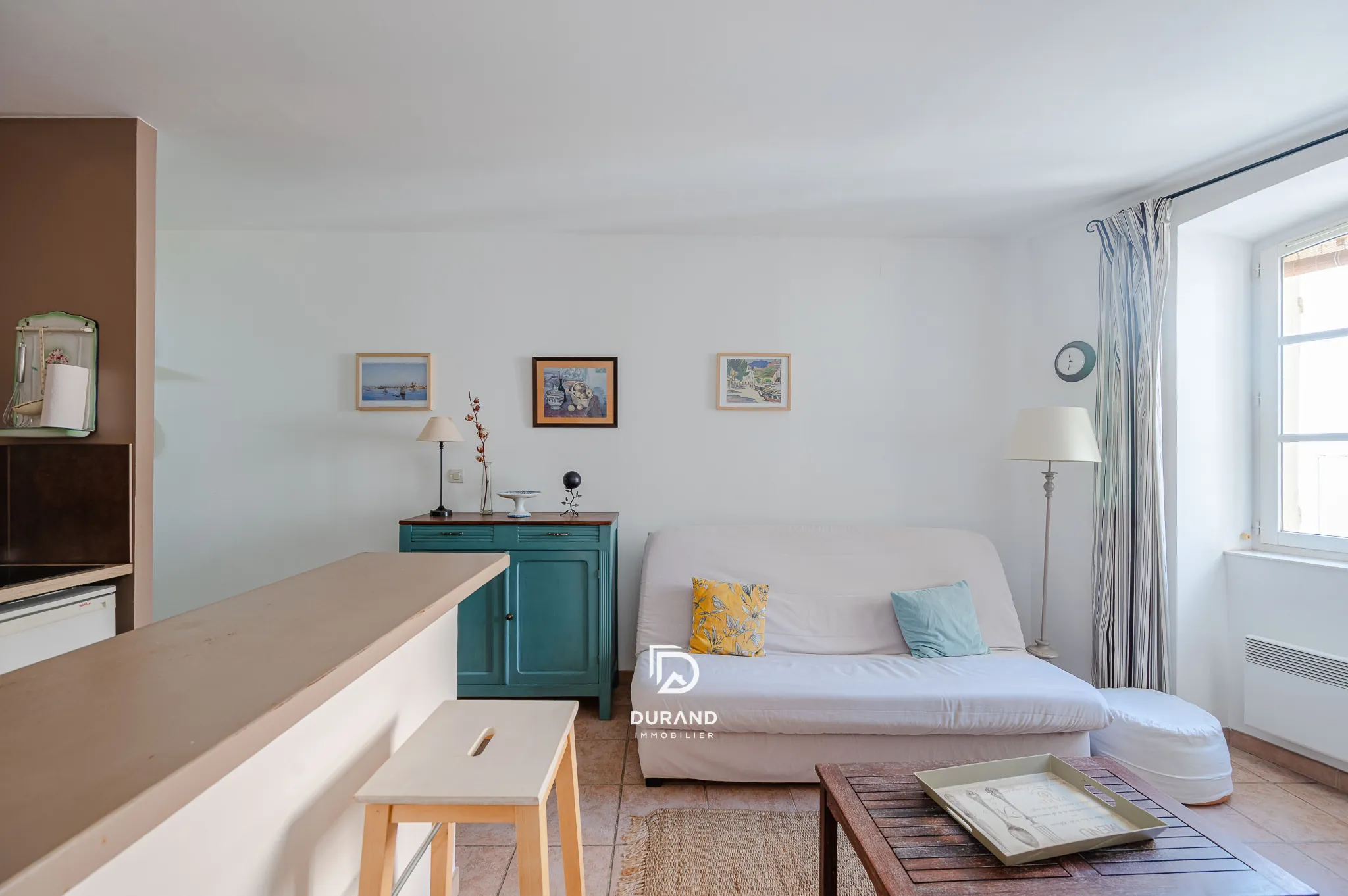 Appartement T2 de 38,62 m² à Marseille proche Vieux-Port, calme et sans travaux 