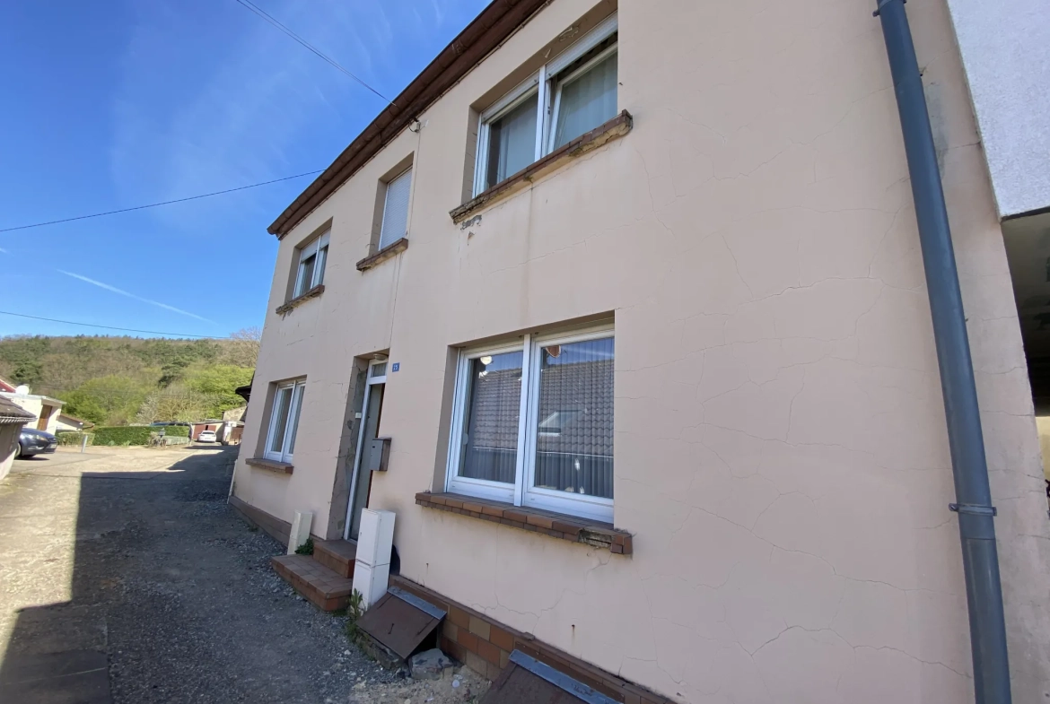 Maison de village à Creutzwald de 174 m² avec dépendances et terrain de 125 ares 