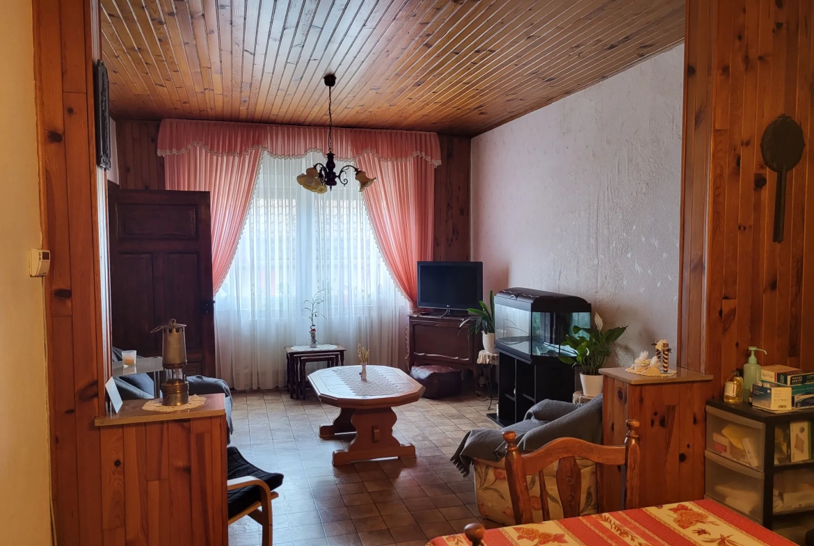 Maison de village à Creutzwald de 174 m² avec dépendances et terrain de 125 ares 