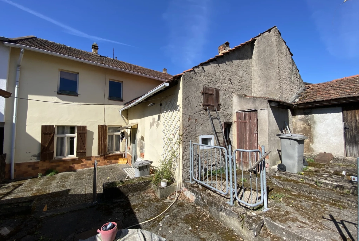 Maison de village à Creutzwald de 174 m² avec dépendances et terrain de 125 ares 