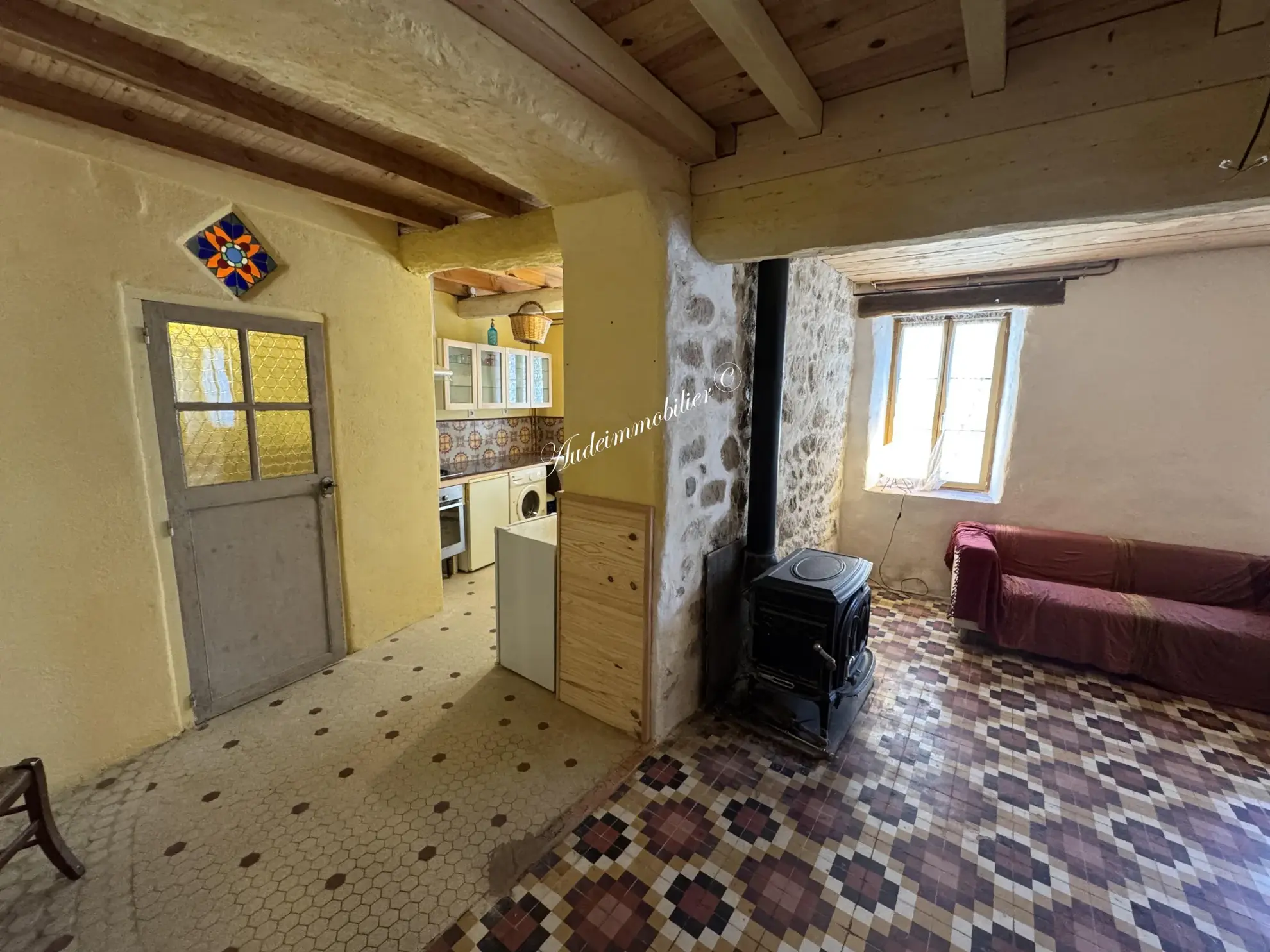 Maison de village rénovée avec cave viticole proche de Limoux 