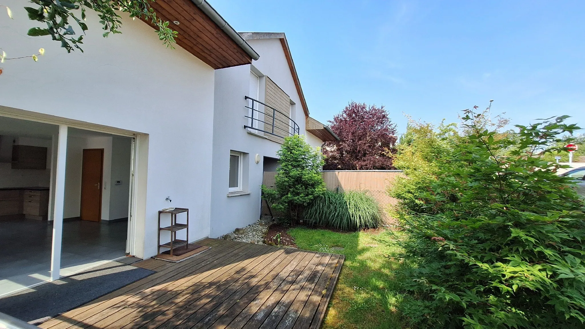 A vendre duplex avec jardin et garage à Morschwiller le Bas 