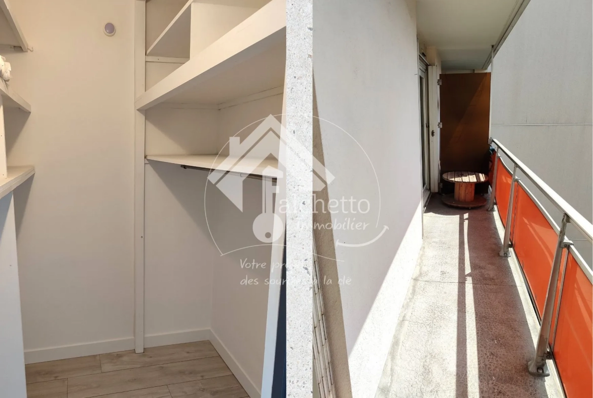 Appartement T3 rénové à Clermont-Ferrand avec balcon, cave et parking 