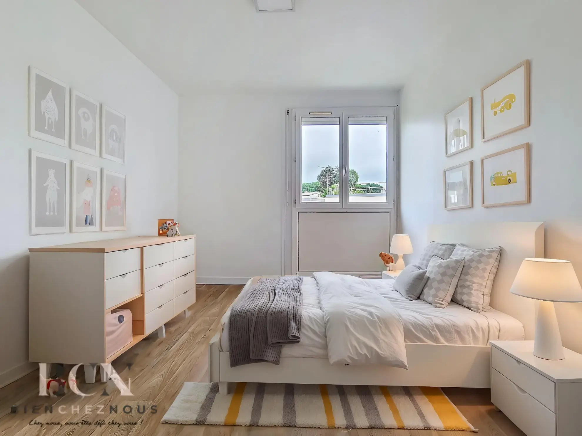 Appreciable T4 rénové avec balcon, cave et parking à Montsoult 