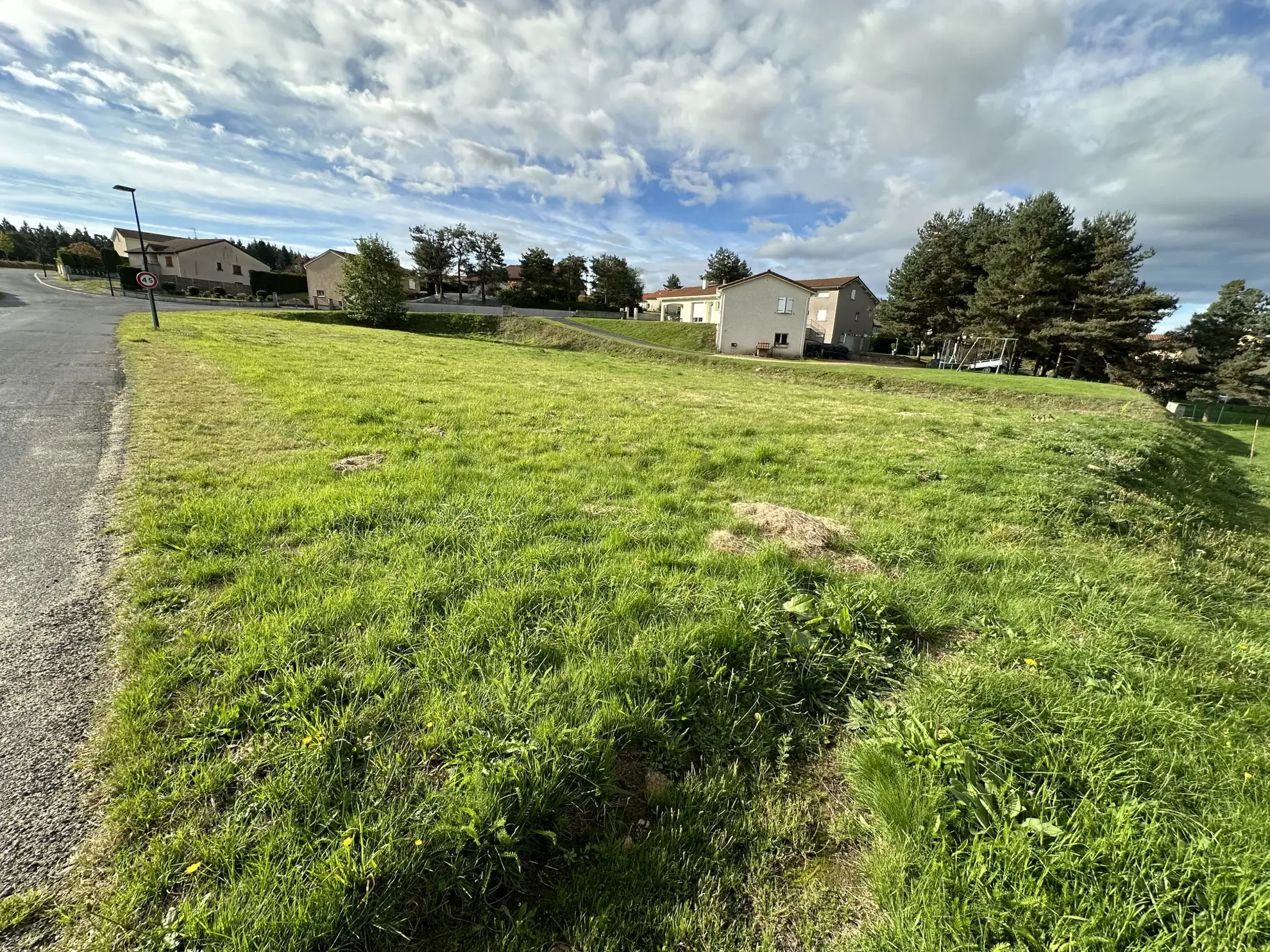Terrain constructible de 1574 m² à Montfaucon-en-Velay, libre de constructeur 