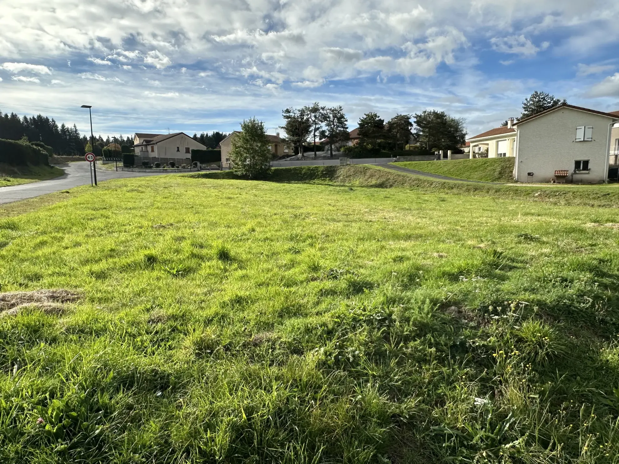 Terrain constructible de 1574 m² à Montfaucon-en-Velay, libre de constructeur 