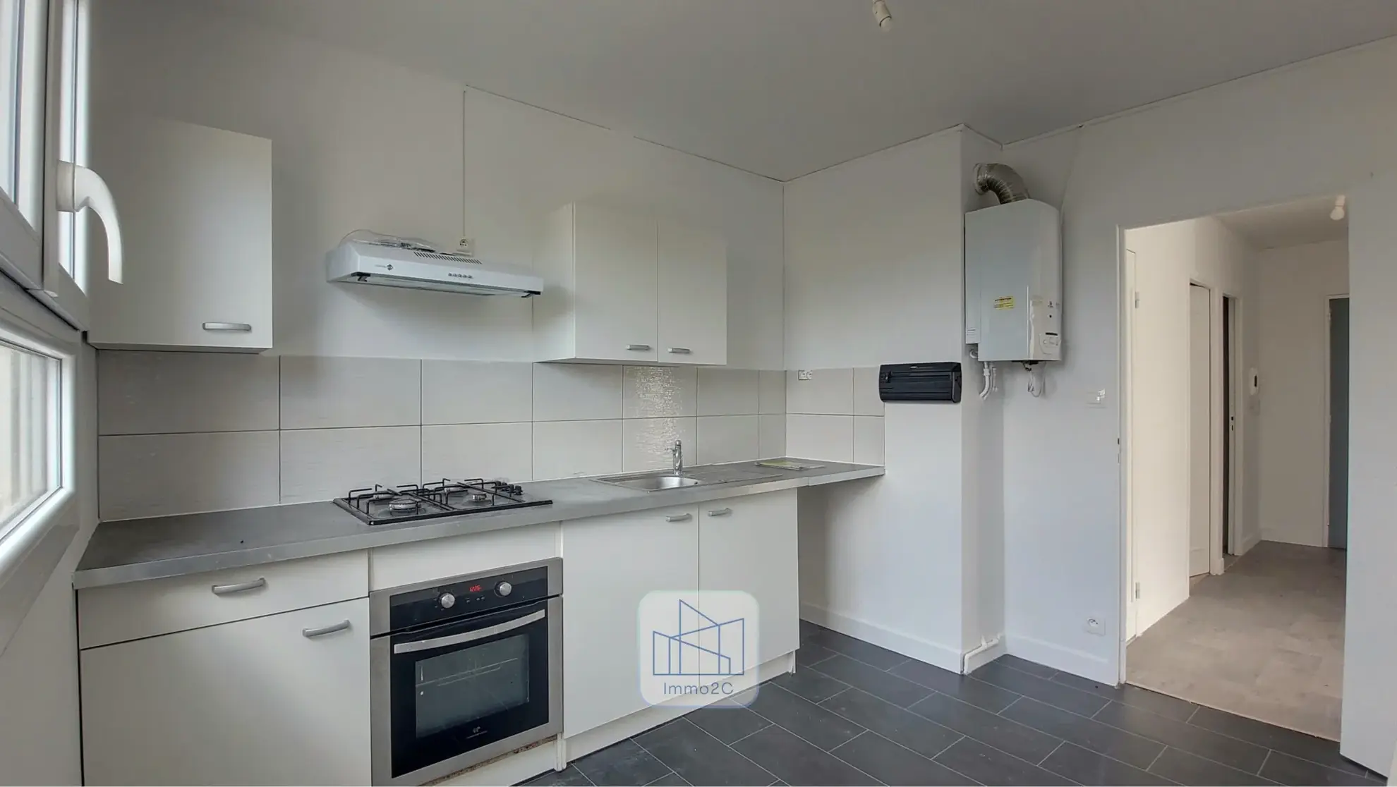 Appartement T3 lumineux de 66 m² à Nantes avec vue sud 