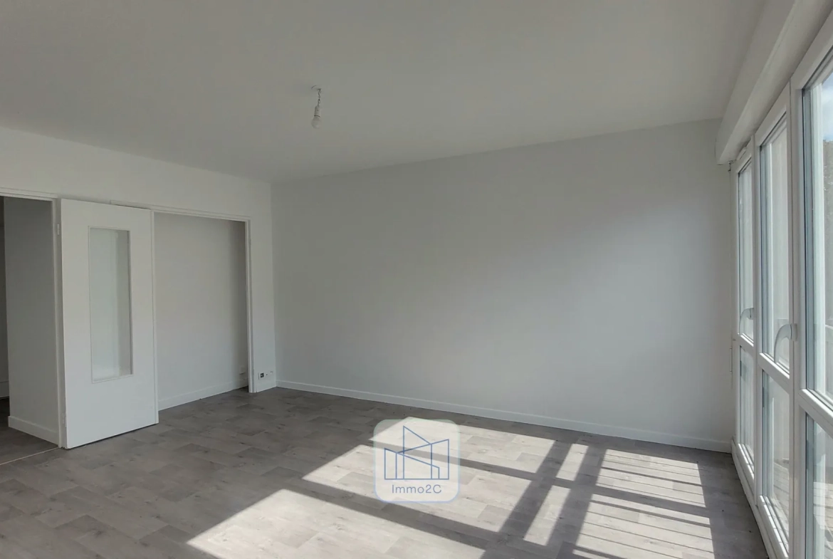 Appartement T3 lumineux de 66 m² à Nantes avec vue sud 