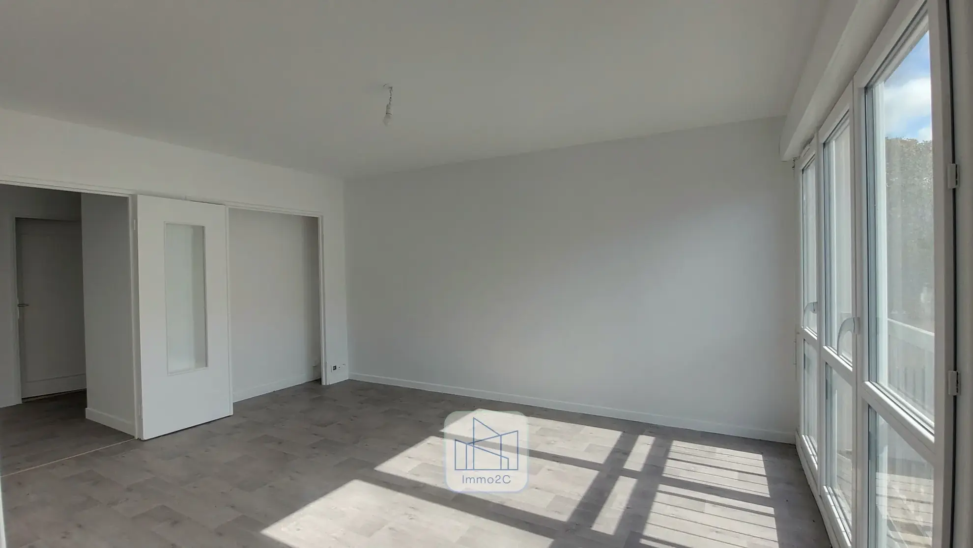 Appartement T3 lumineux de 66 m² à Nantes avec vue sud 