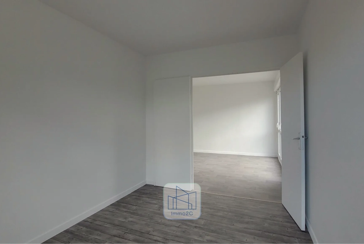 Appartement T3 lumineux de 66 m² à Nantes avec vue sud 