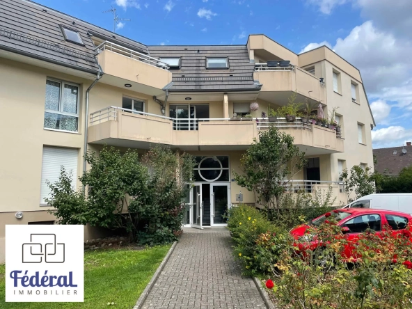 Appartement F2 à Strasbourg Robertsau avec Terrasse, Cave et Parking - Résidentiel et Calme