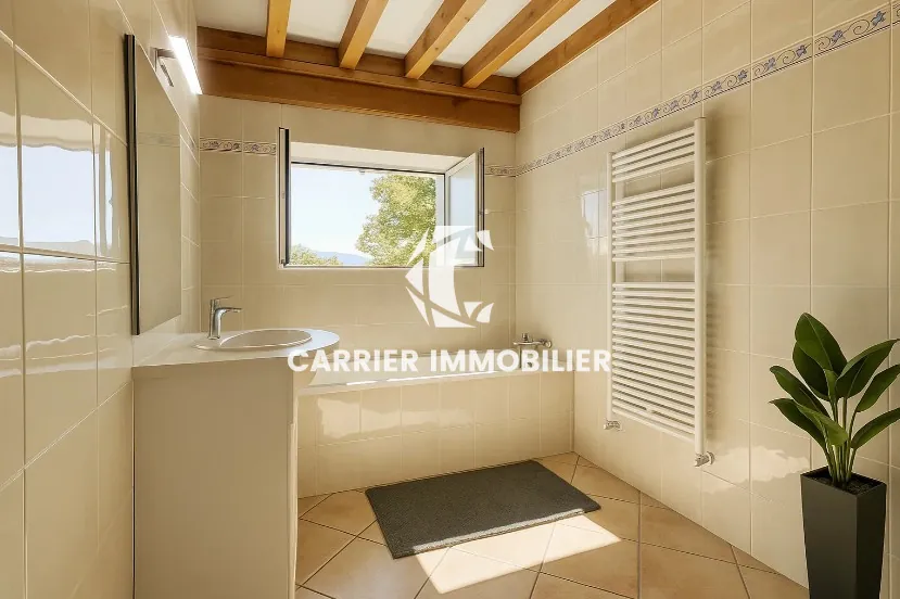 Maison de campagne de 82 m² avec vue sur la vallée à Brussieu 