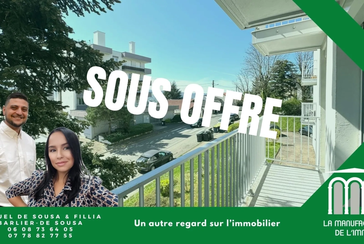 Appartement F4 avec balcon, cave et parking à Saint-Étienne Villeboeuf le Haut 