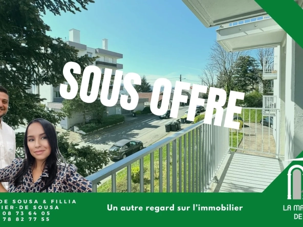 Appartement F4 avec balcon, cave et parking à Saint-Étienne Villeboeuf le Haut