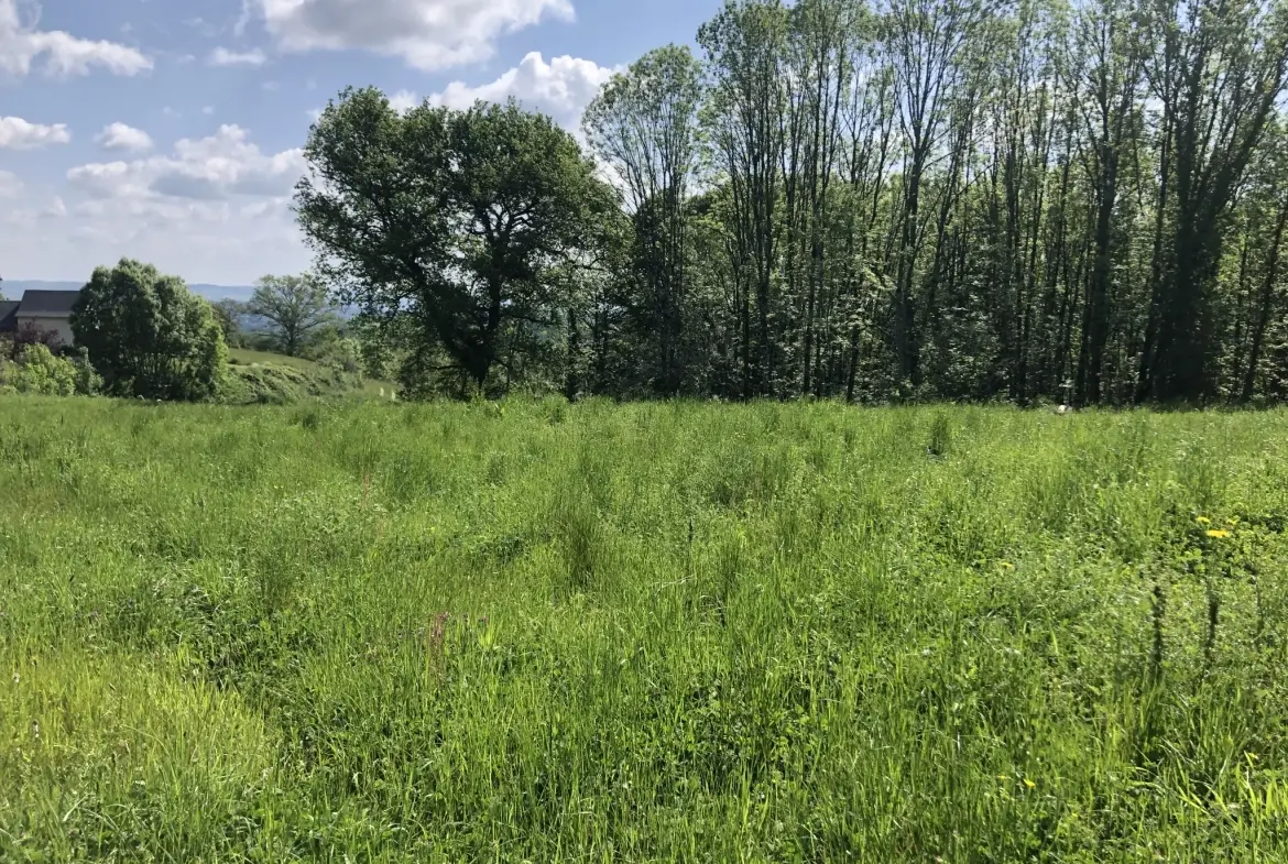 Terrain constructible avec jolie vue à Saint Cyprien en campagne 