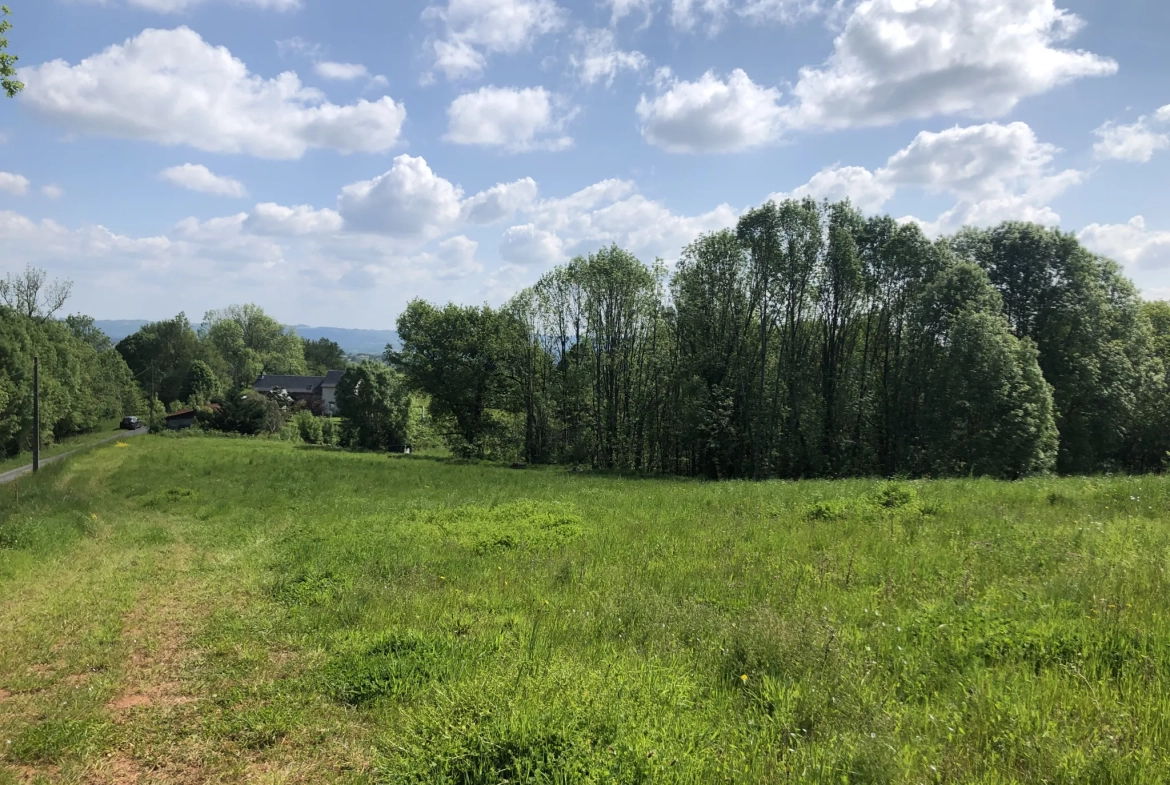 Terrain constructible avec jolie vue à Saint Cyprien en campagne 