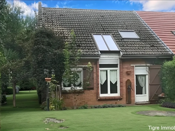 Maison 3 chambres avec garage et terrain à Rousies près de Maubeuge