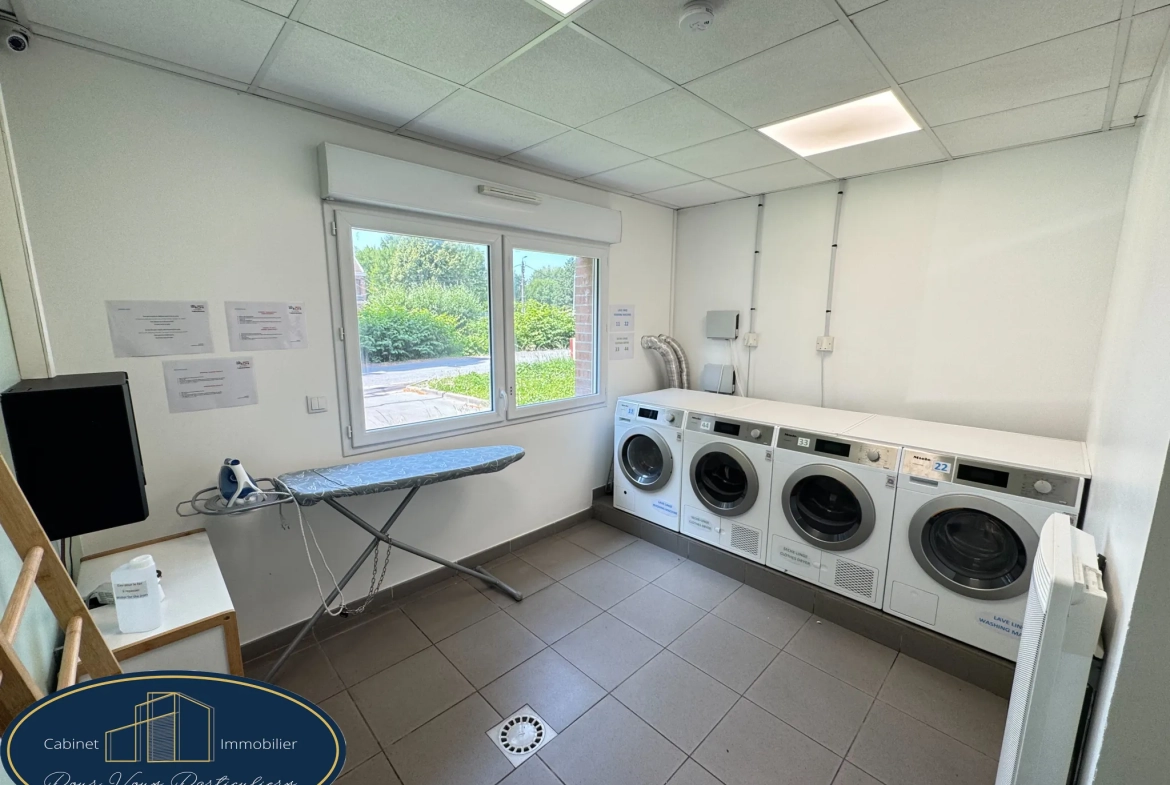 Studio T1 meublé à Valenciennes, investissement locatif avec bail jusqu’en 2030 