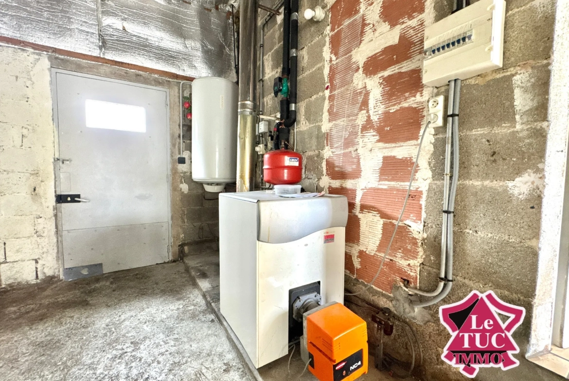 Maison 3 chambres avec garage, jardin et véranda à Villeneuve-sur-Lot 
