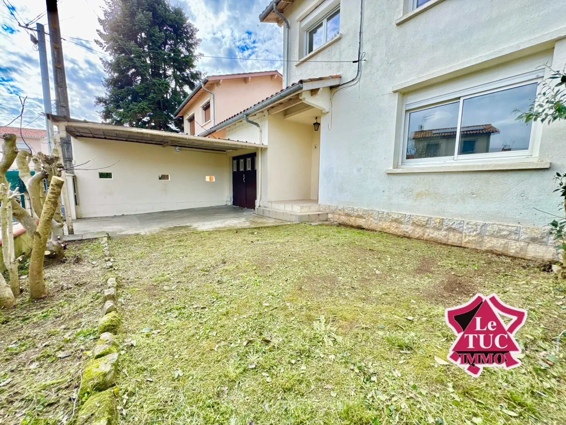 Maison 3 chambres avec garage, jardin et véranda à Villeneuve-sur-Lot 