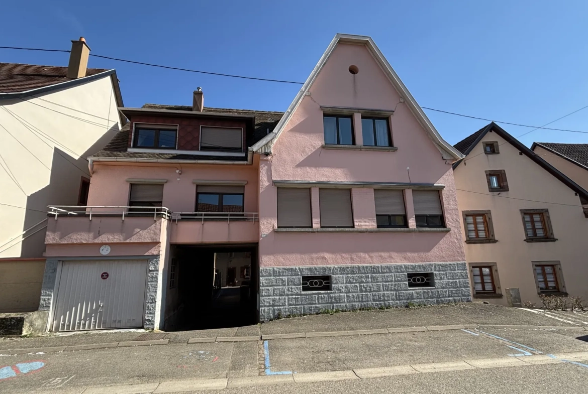 Investissement immobilier à Marmoutier : Immeuble de 3 appartements loués 