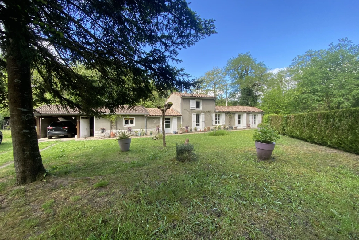 Maison récente à 10 km de Langon, cadre calme et nature dans le Sauternais 