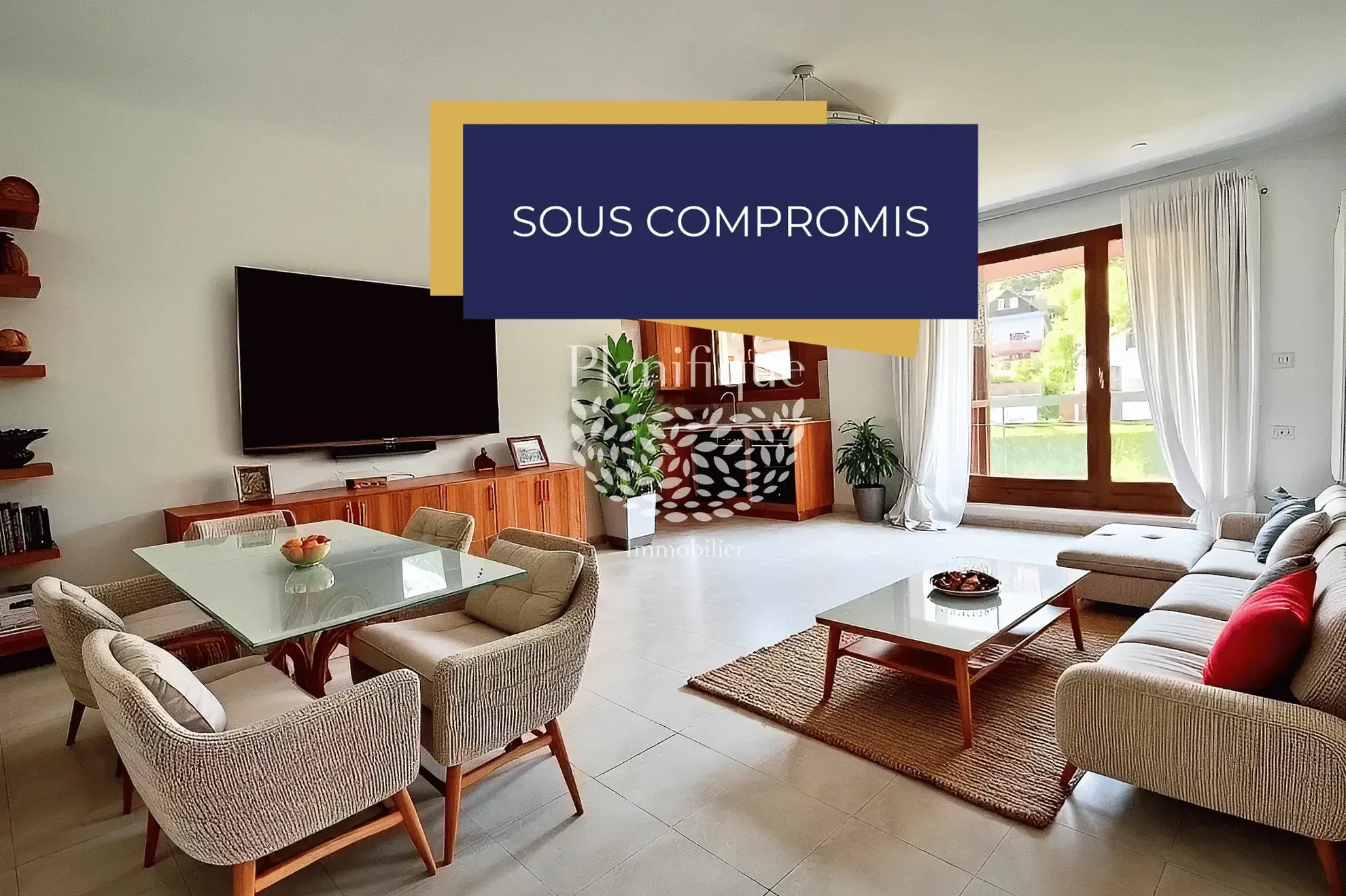 Appartement T2 de 43 m² avec balcon à Amphion, Publier 