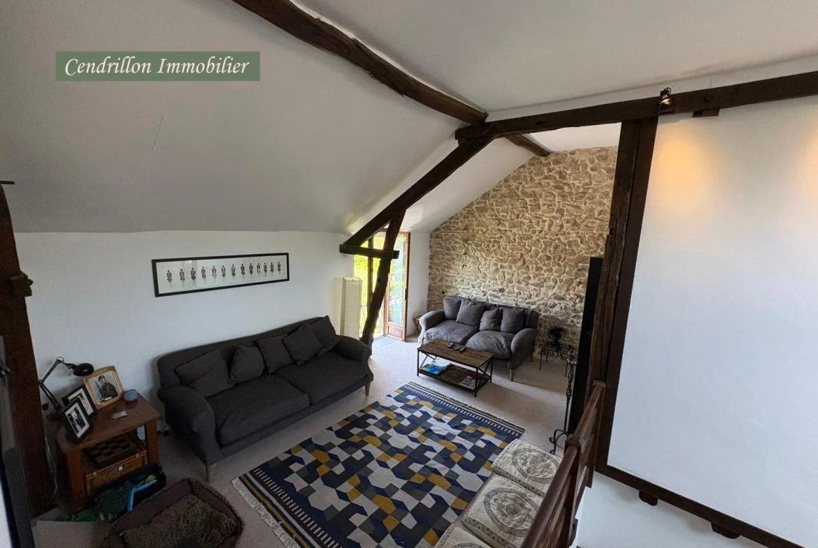 Charmante maison de campagne 130m² avec piscine, granges et grand jardin à Masbaraud Merignat 
