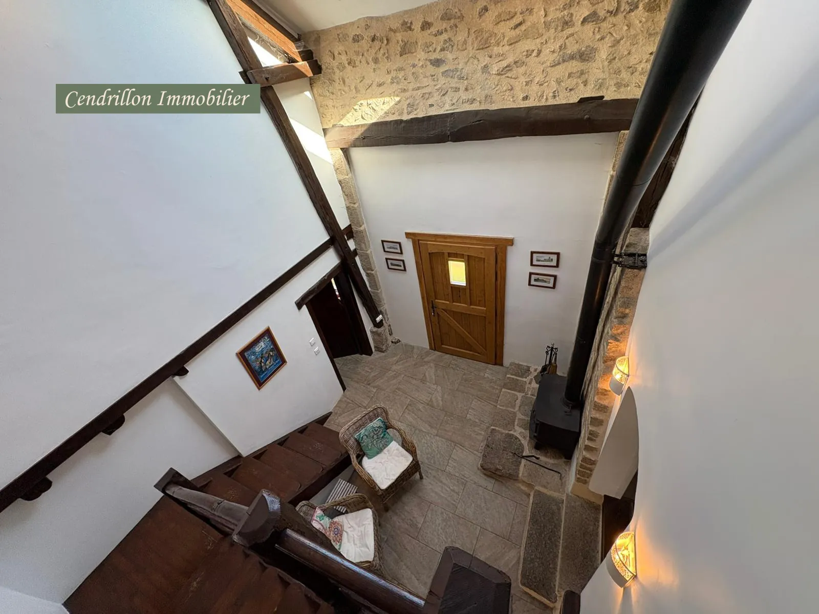 Charmante maison de campagne 130m² avec piscine, granges et grand jardin à Masbaraud Merignat 