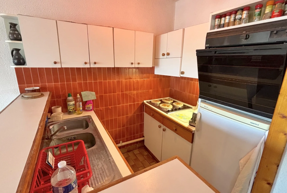 Appartement F2 cabine avec loggia et vue port à Carnon-Plage en vente 