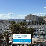 Appartement F2 cabine avec loggia et vue port à Carnon-Plage en vente
