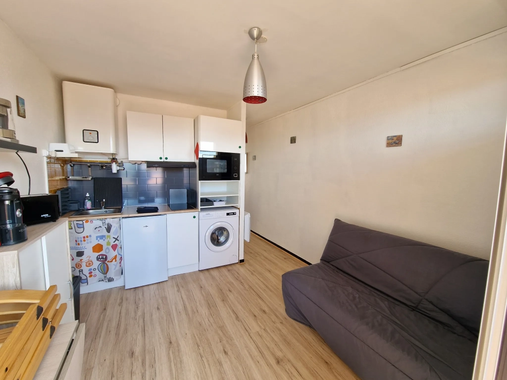 Bel appartement T2 avec vue mer à Canet-en-Roussillon