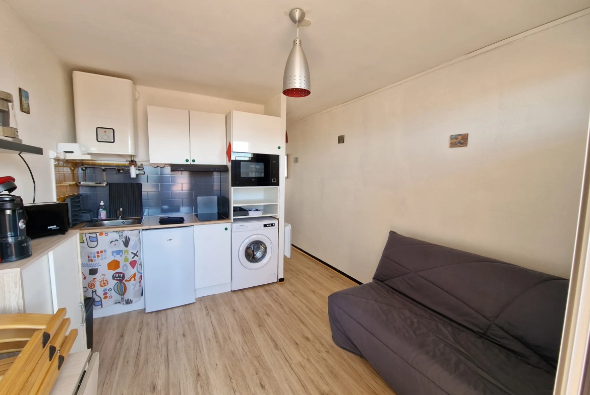Bel appartement T2 avec vue mer à Canet-en-Roussillon 