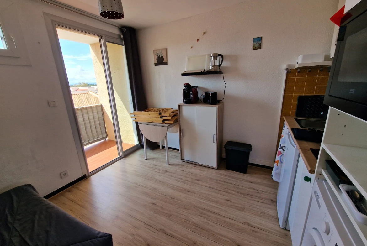Bel appartement T2 avec vue mer à Canet-en-Roussillon 